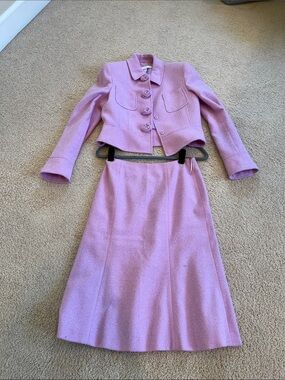 Escada Pastel Lilac Textured Jacket